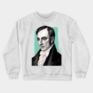 English Poet William Wordsworth illustration Crewneck Sweatshirt